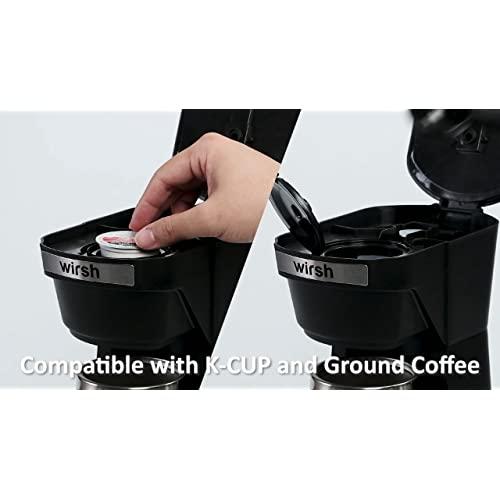 並行輸入品】wirsh シングル サーブ コーヒー メーカーKcup対応