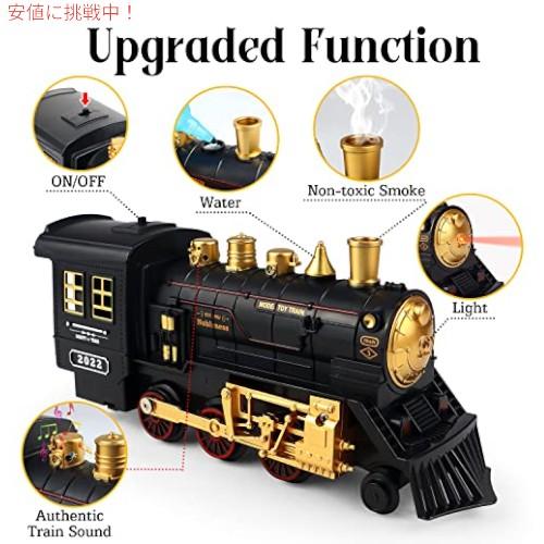 アオチポール 電車セット - ライト付きの客車を含む電気おもちゃの電車 