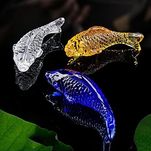 並行輸入品】クリス＆ジェムズ 7個のカラフルなガラスの魚の水族館の 