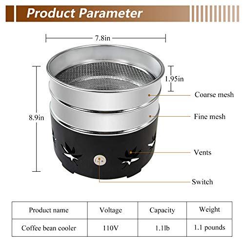 並行輸入品】JIAWANSHUN 1.1lb コーヒー豆クーラー チャフなし 家庭用