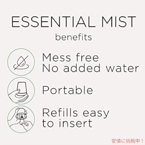 並行輸入品】エア ウィック エッセンシャル ミスト リフィル、5 ct