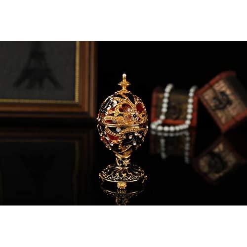 並行輸入品】QIFU ファベルジェエッグスタイル装飾エナメル小物