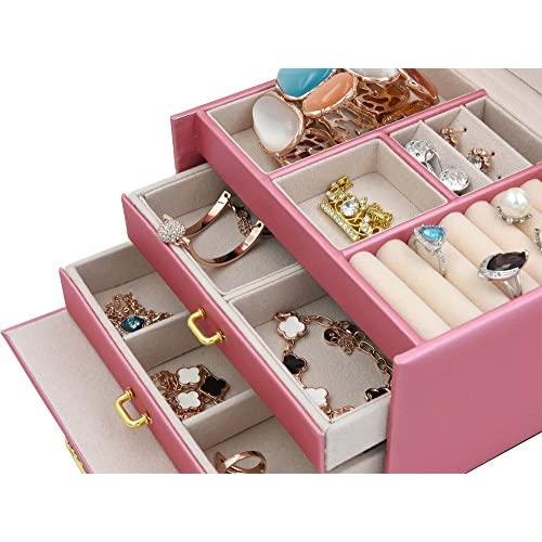 並行輸入品】goldwheat ジュエリーボックス レザー イヤリング リング