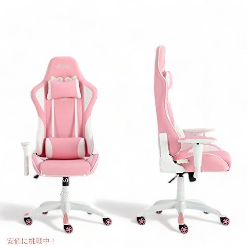 並行輸入品】SMAX ピンク ゲーミングチェアかわいいゲーミングチェア