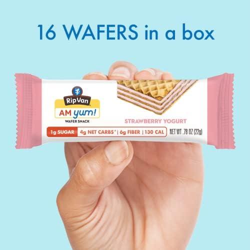 並行輸入品】Rip Van AM YUM ストロベリーヨーグルト - ケト スナック