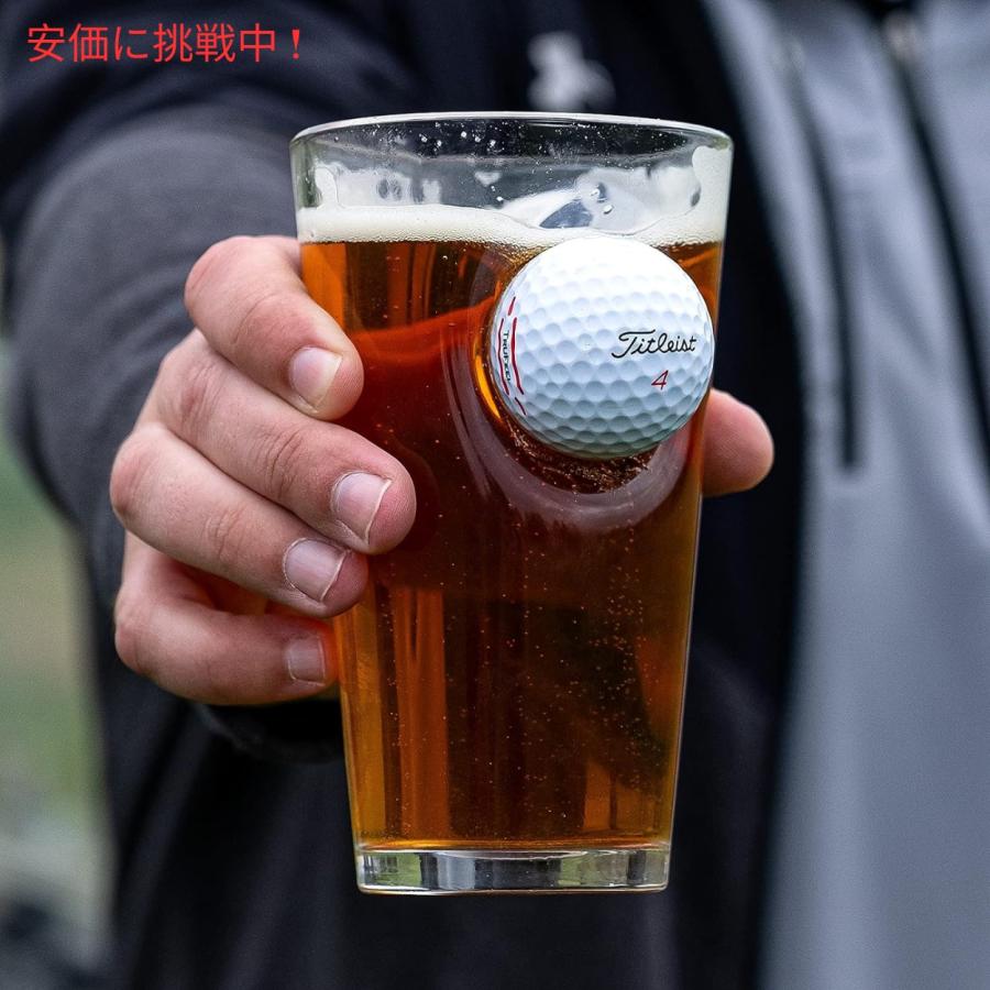並行輸入品】BenShot パイントグラス 本物のゴルフボール付き