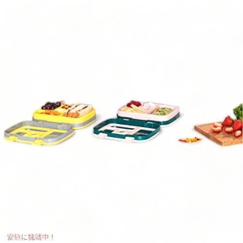 【並行輸入品】Bentgo ベントゴー Kids Prints 漏れ防止 5コンパートメント  (トラック)の画像