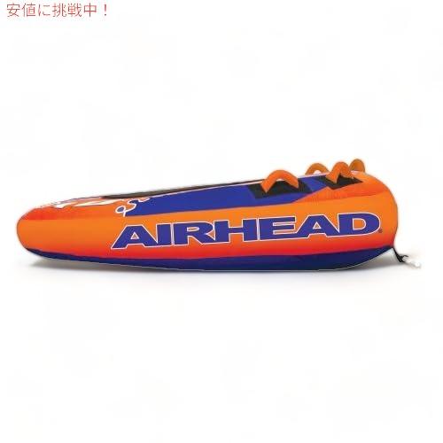 【並行輸入品】AIRHEAD Slice 1-3 Rider Towable Tube エアヘッド マリンスポーツ 牽引 チューブ ボート スーパー スライス オレンジの画像