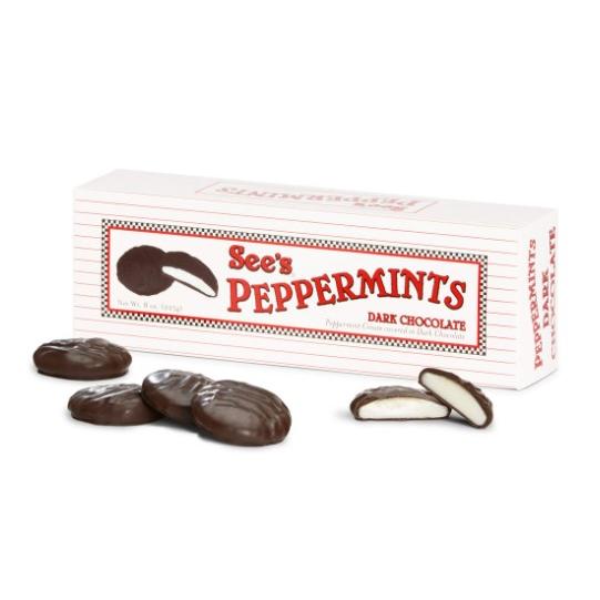 See's Candies 】シーズキャンディ Dark Peppermints ダークペパーミント 8oz / 227g see0028