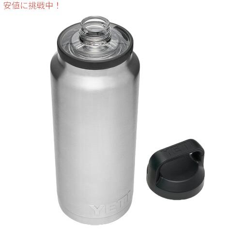 【並行輸入品】YETI Rambler 36 oz Bottle With Chug Cap Stainless Steel / イエティ ランブラー 36oz ボトル [ステンレススチール] チャグキャップ付の画像