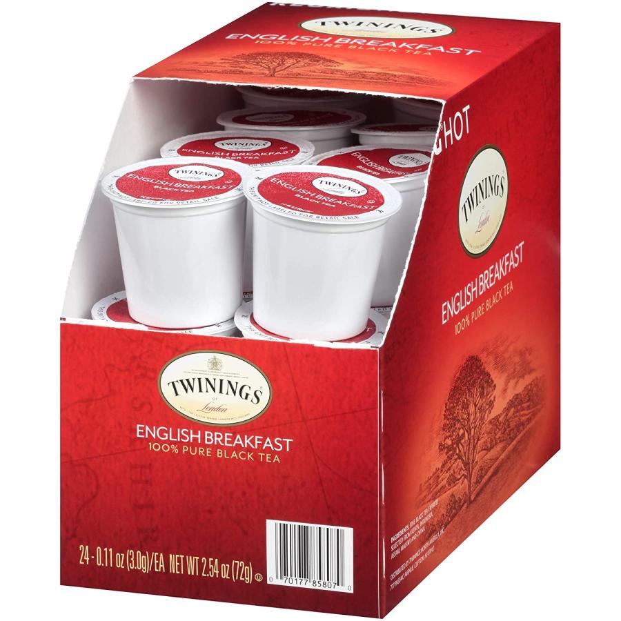 トワイニング イングリッシュブレックファースト Twinings English Breakfast Tea K-Cup Pods for Keurig 24pc｜americankitchen｜02
