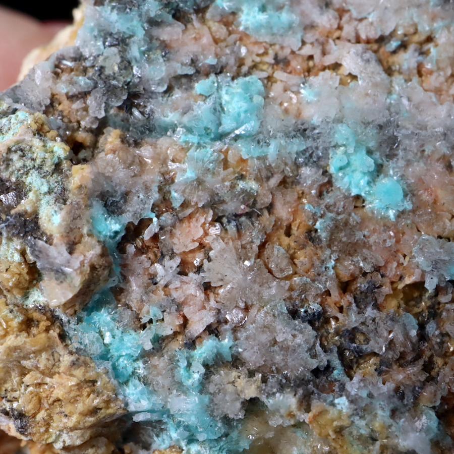 アメリカ産 オーリチャルサイト 水亜鉛銅鉱 176g ACC013 原石 鉱物