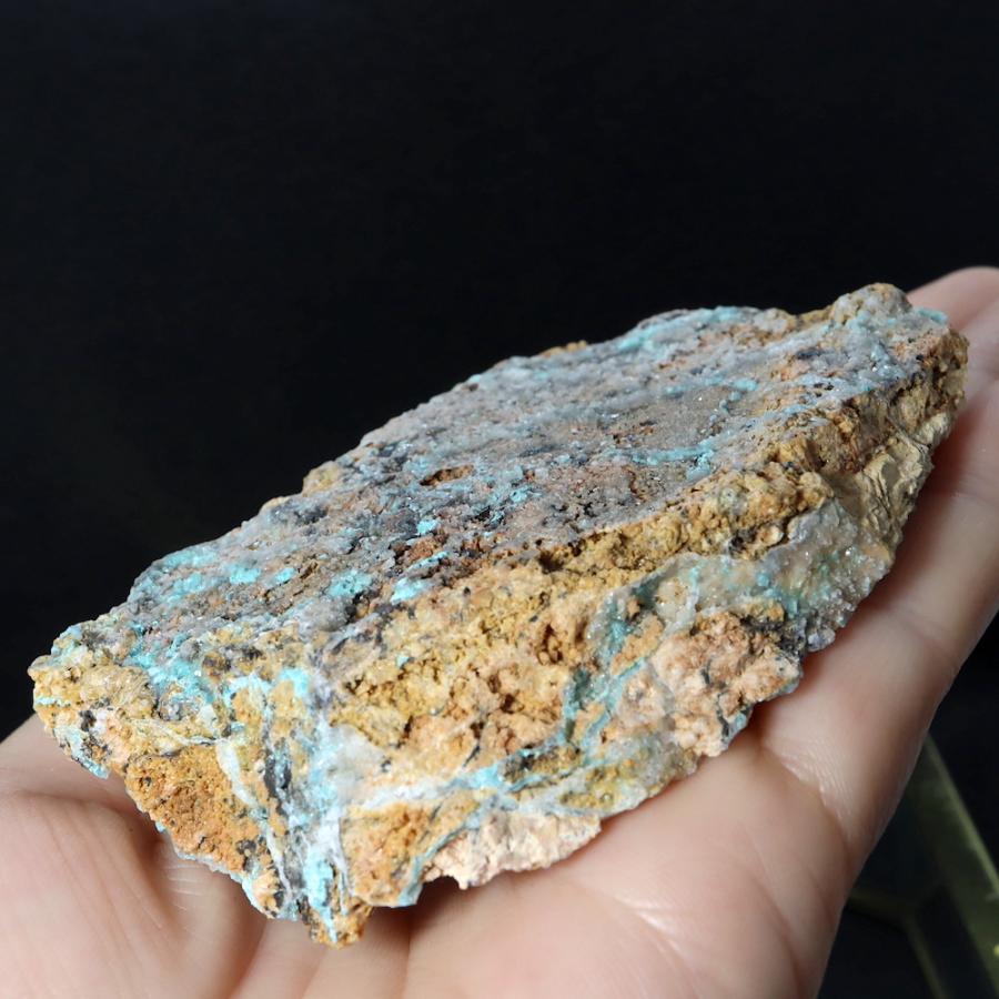 アメリカ産 オーリチャルサイト 水亜鉛銅鉱 176g ACC013 原石 鉱物