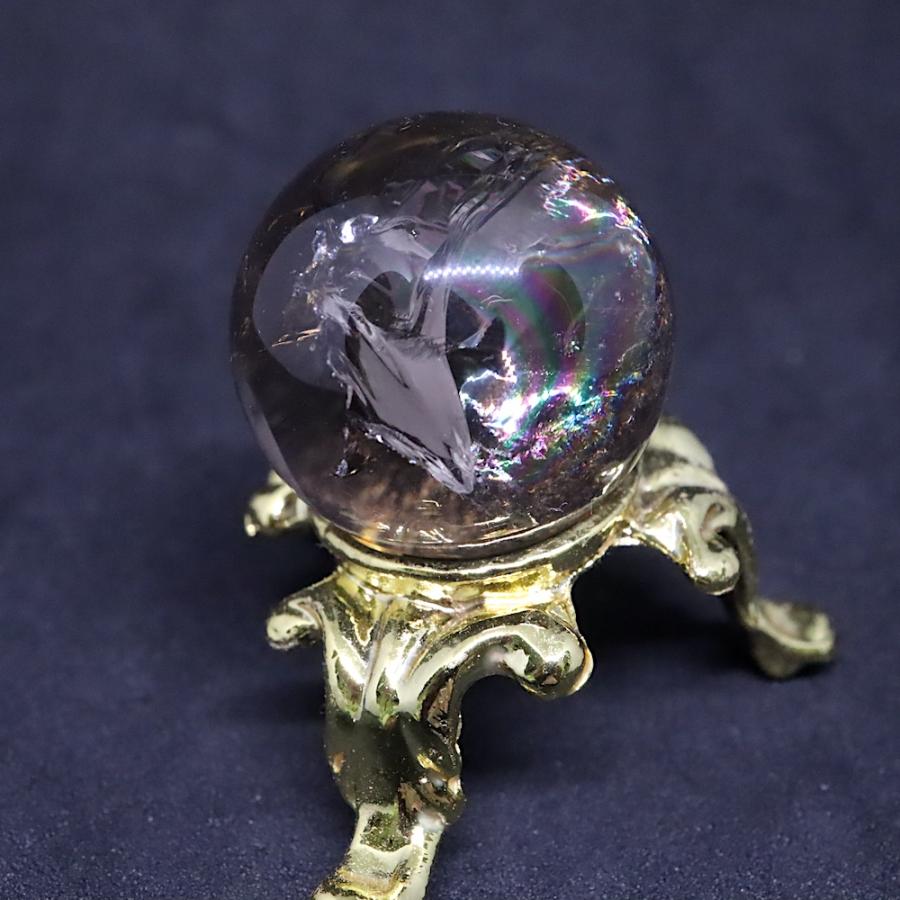 スモーキークォーツ ボール 玉 煙水晶 15g SQZ120鉱物 原石 天然石