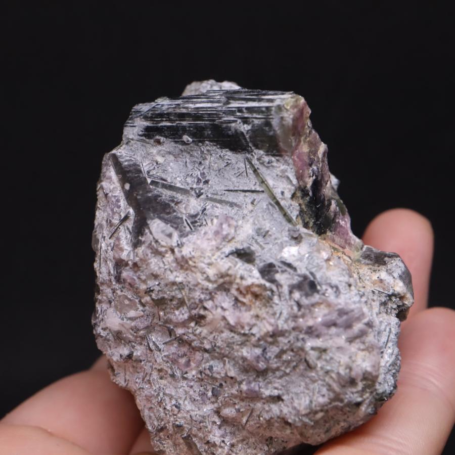 母岩付き! ウォーターメロン トルマリン T686 184g 鉱物天然石原石