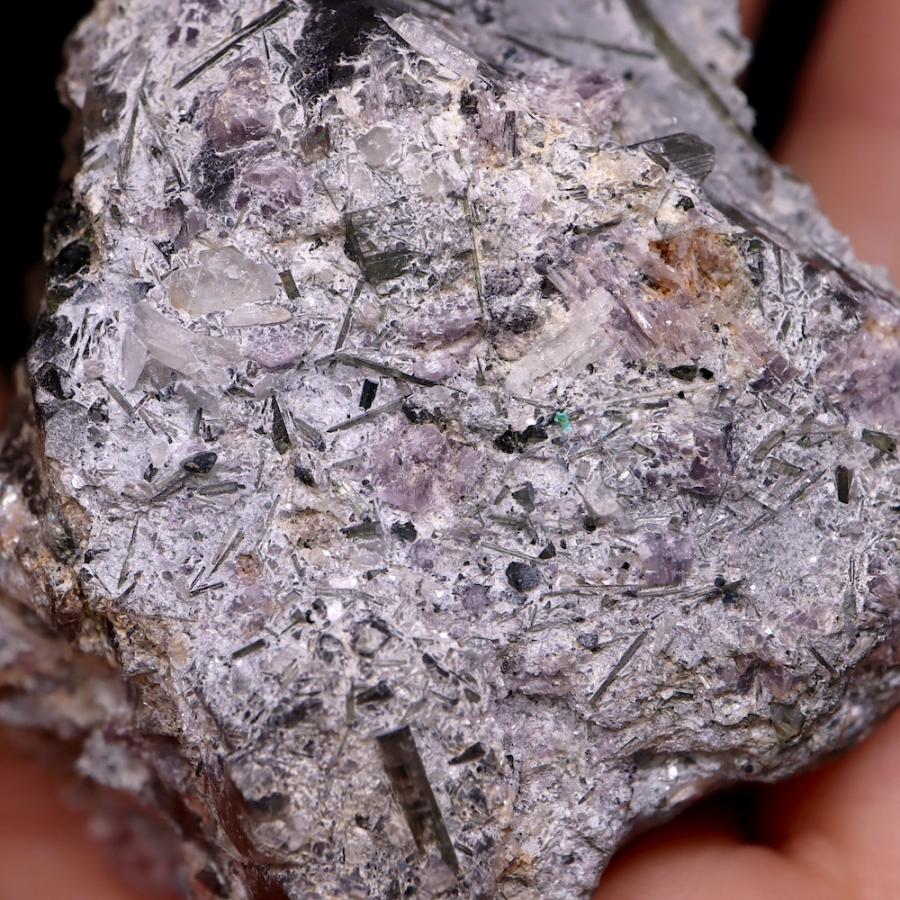 母岩付き! ウォーターメロン トルマリン T686 184g 鉱物天然石原石