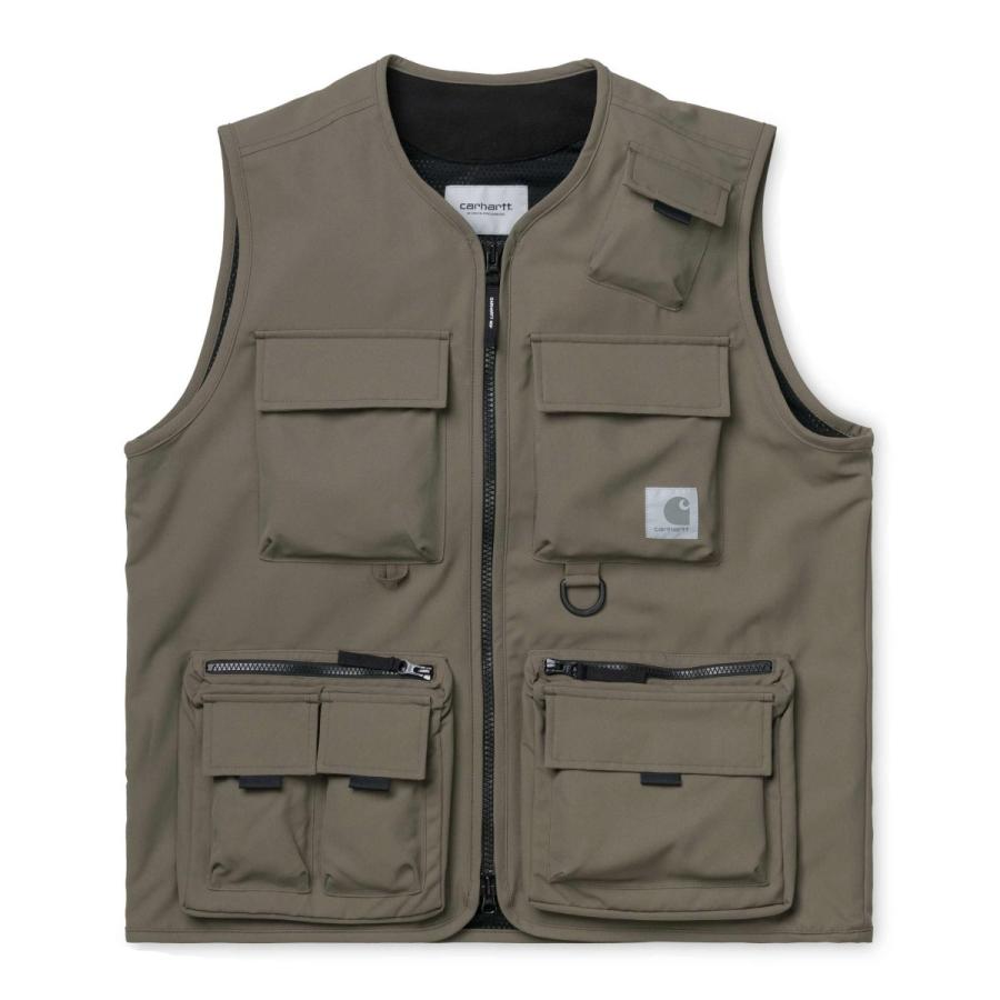 カーハート メンズ フィッシング ベスト CARHARTT WIP ELMWOOD VEST MOOR I026023 送料無料