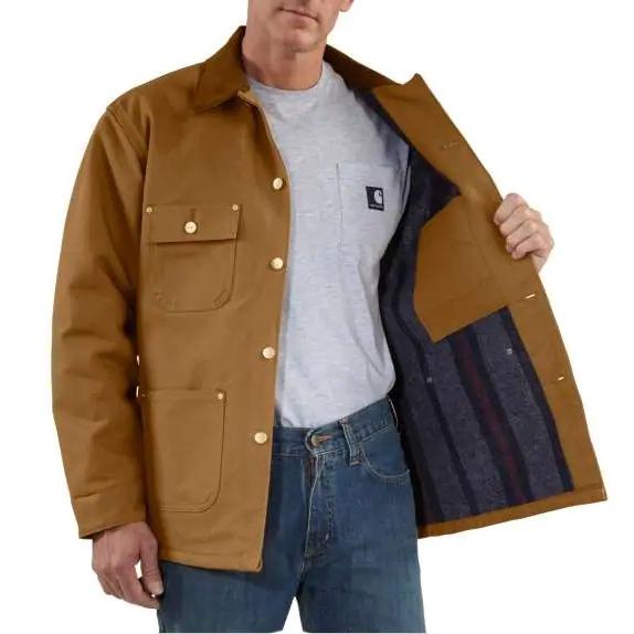 Carhartt ジャケット　C01-M Carhartt（カーハート） C01 DUCK CHORE COAT BLANKET LINED ダック