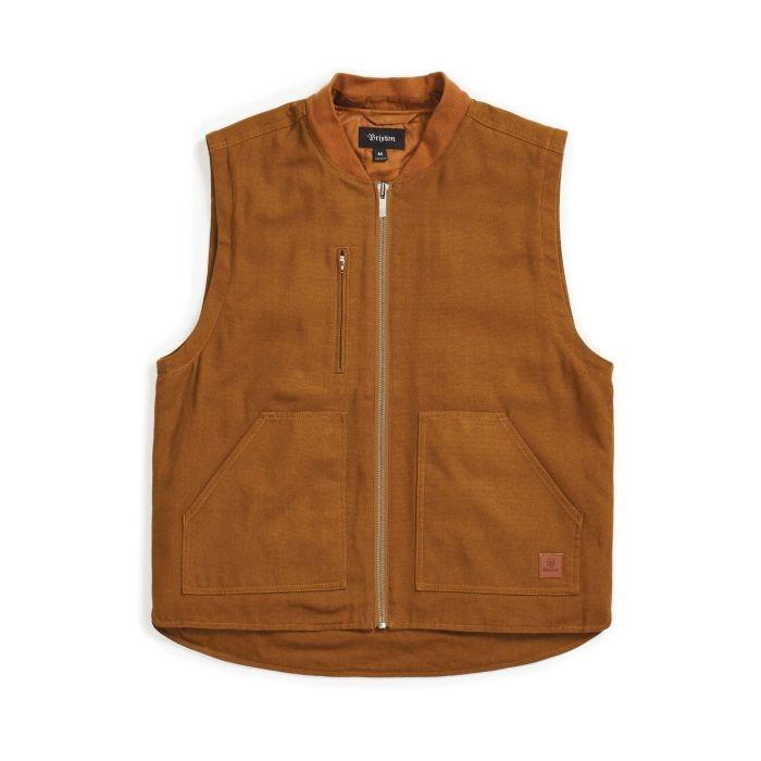 ブリクストン ジャケット ブラウン ネイビー メンズ スケート BRIXTON ABRAHAM CONVERTIBLE JACKET COPPER/NAVY 送料無料｜americanrushstore｜02