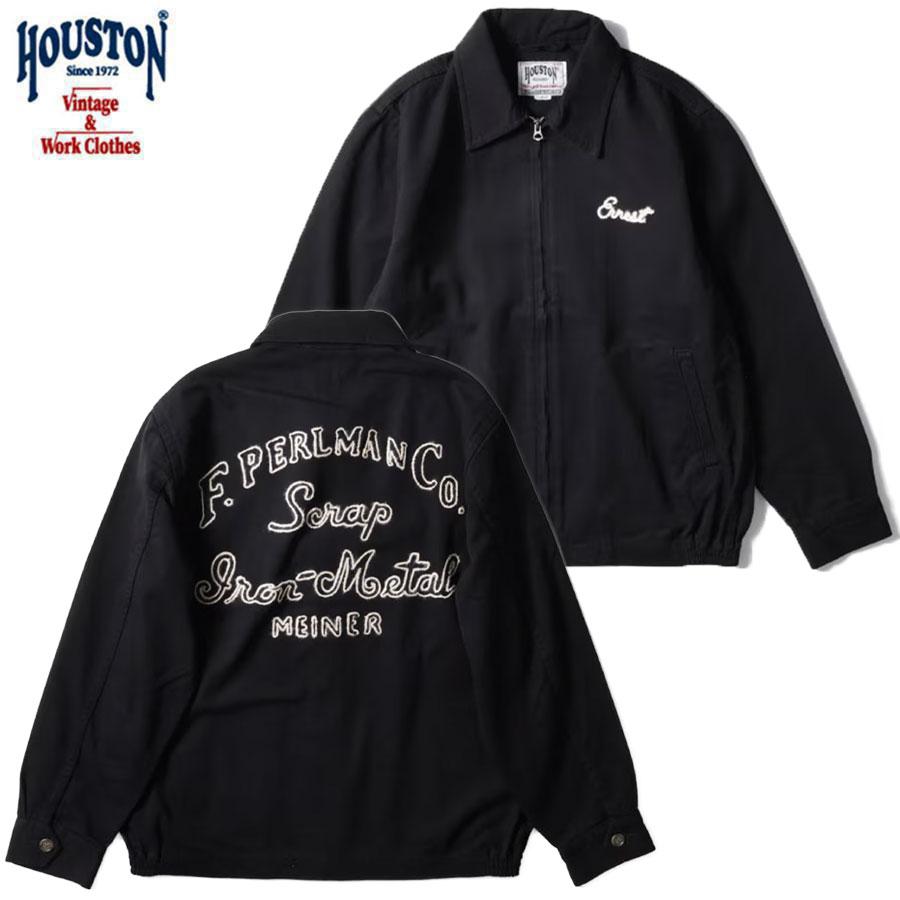 HOUSTON（ヒューストン） HOUSTON 51578 HARRINGTON JACKET BLACK MENS 