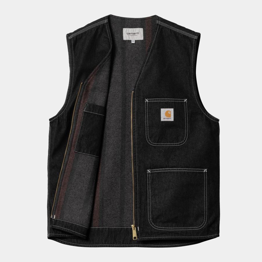Carhartt WIP カーハート メンズ チョアべスト ブラック ワン Carhartt WIP カーハート メンズ チョアべスト ブラック ワン