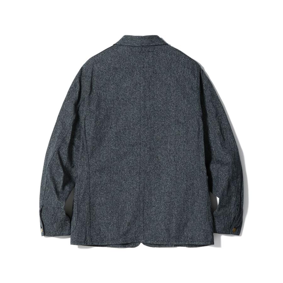 SUGAR CANE ブラックコバートレイルロードコート ブラックシャンブレー SUGAR CANE ブラックコバートレイルロードコート ブラック