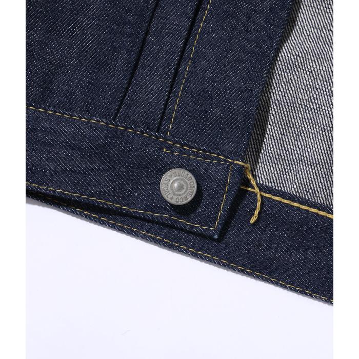 シュガーケーン 1946モデル デニムジャケット ネイビー SUGARCANE Super Denim Collectibles 13.5oz. BLUE DENIM BLOUSE 1946 MODEL SC19007 送料無料｜americanrushstore｜13