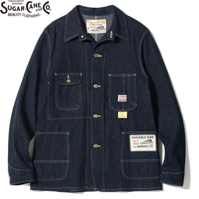 SUGAR CANE SC15655 11oz. BLUE DENIM WORK COAT ONE WASH シュガー
