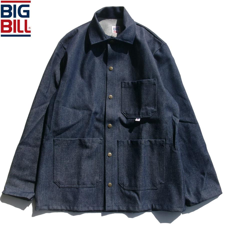 BIG BILL（ビッグビル） BIG BILL 191F DENIM WORK COAT JACKET NAVY 