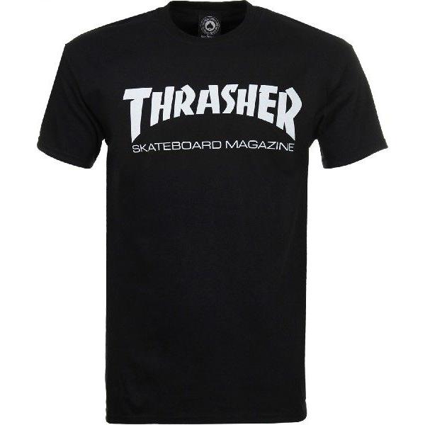 THRASHER / スラッシャー MAG LOGO ロゴTシャツ BLACK ブラック