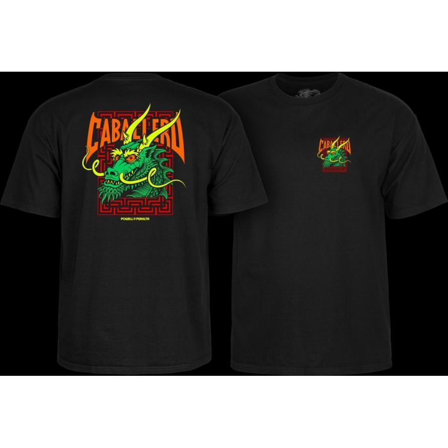 パウエル ペラルタ メンズ 半袖 Tシャツ ブラック キャバレロ POWELL 