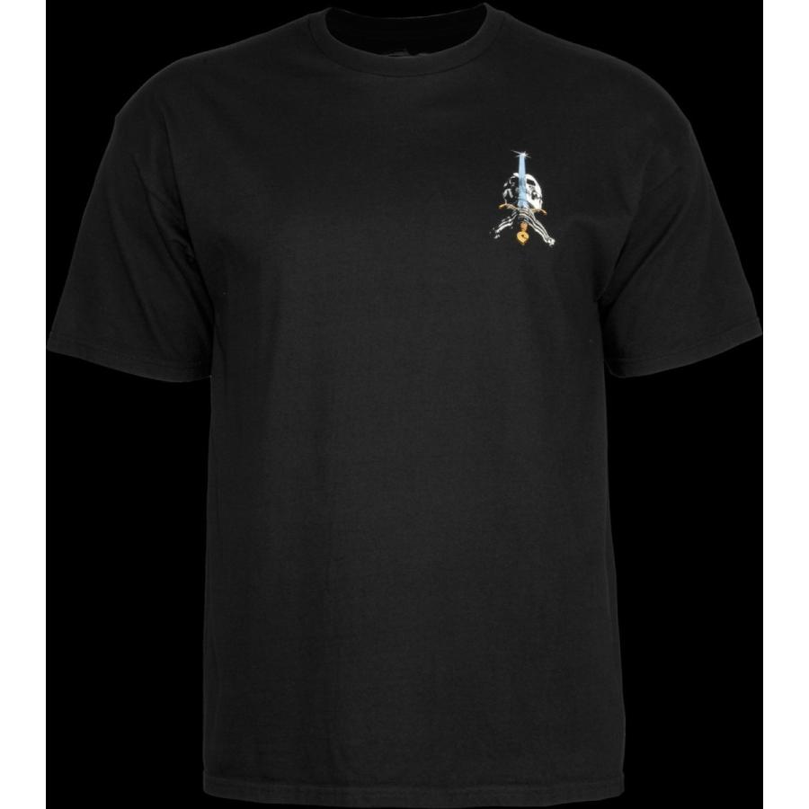 POWELL（パウエル） POWELL PERALTA SKULL & SWORD S/S T BLACK