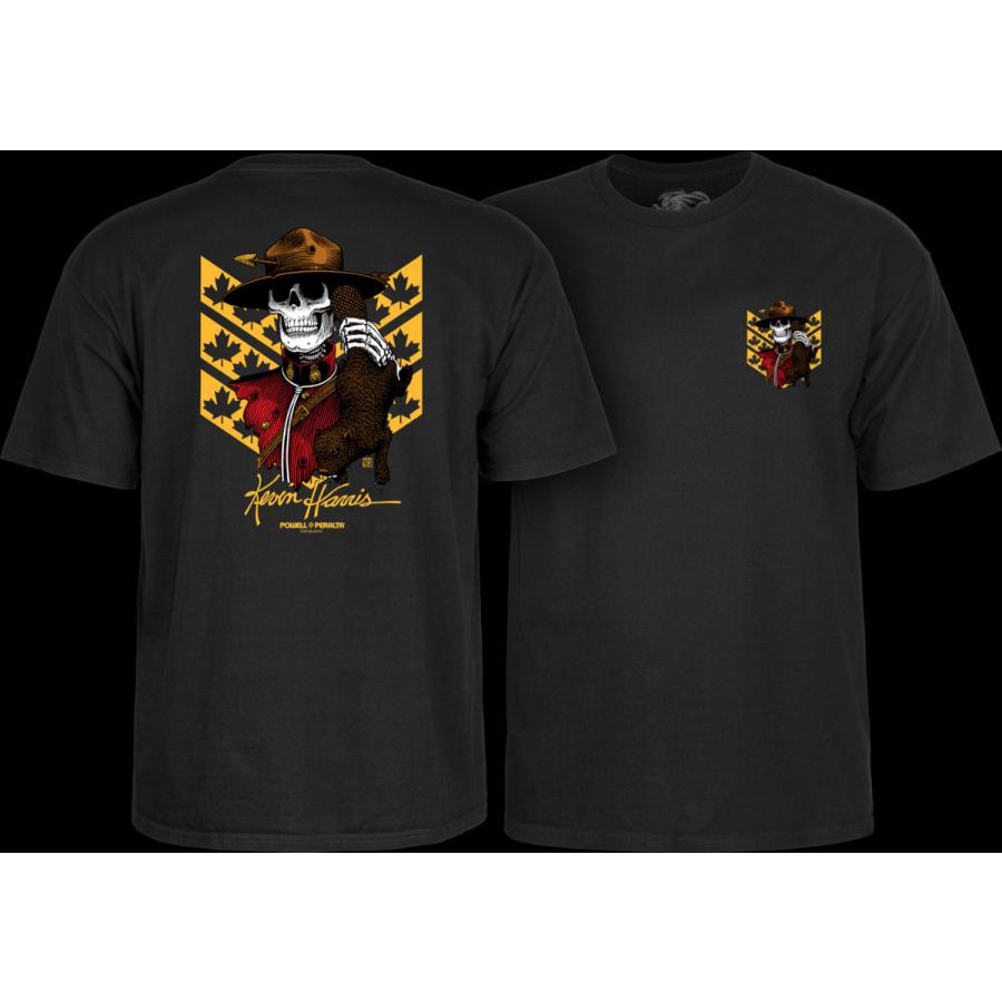 POWELL パウエル ペラルタ メンズ ケビン ハリス 半袖Tシャツ ブラック 