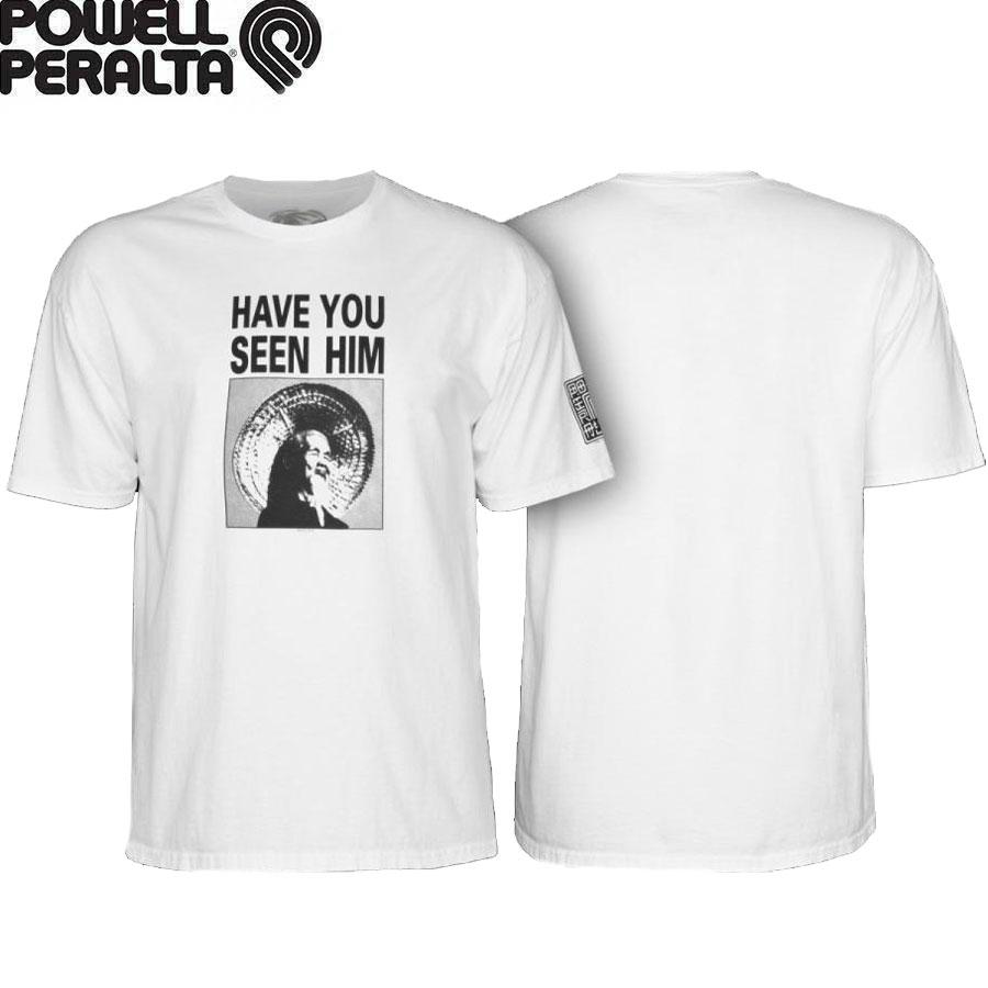 90s Powell peralta アニマルチン　希少　半袖　Tシャツ　メンズ POWELL PERALTA ANIMAL CHIN HAVE YOU SEEN HIM ? S/S T WHITE
