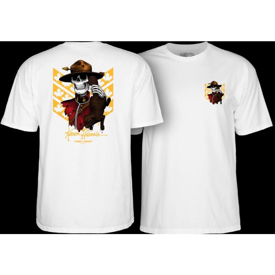 パウエル ペラルタ メンズ ケビン ハリス 半袖tシャツ ホワイト 白 スケート Powell Peralta Kevin Harris Mountie S S T White 21 7 12 American Rush Store 通販 Yahoo ショッピング