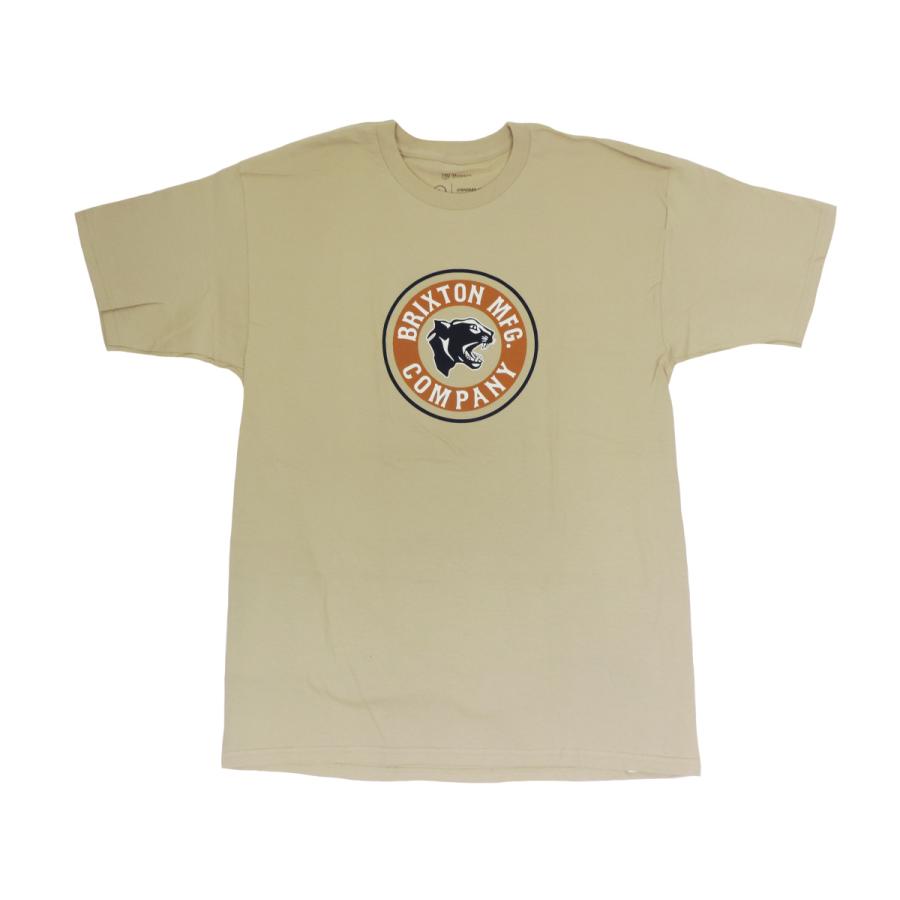 ブリクストン 半袖 Tシャツ バニラ メンズ スケート サーフ BRIXTON FORTE S/S STT VANILLA｜americanrushstore