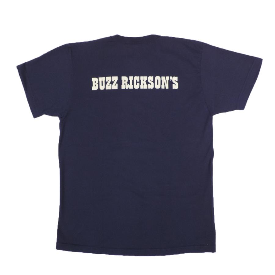 BUZZ RICKSON'S × PEANUTS / バズリクソンズ BR76844 U.S. NAVY 半袖 Tシャツ SNOOPY スヌーピー 128 NAVY｜americanrushstore｜02