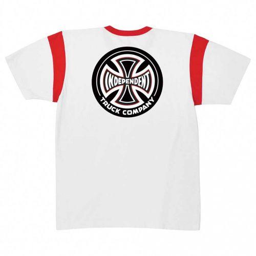 INDEPENDENT / インデペンデント CLASSIC TC トリムTシャツ リンガー MADE IN U.S.A RED / WHITE レッド / ホワイト｜americanrushstore｜02