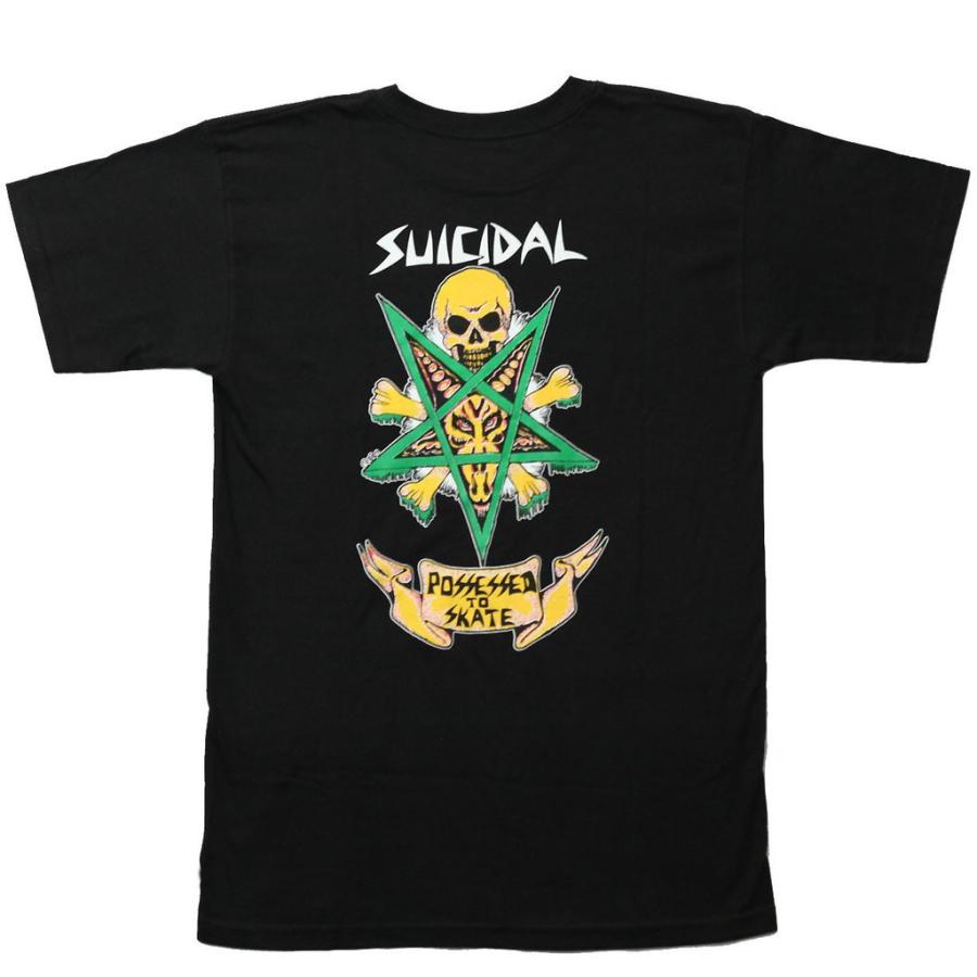 DOGTOWN×SUICIDAL TENDENCIES / ドッグタウン×スーサイダルテンデンシーズ  POSSESSED TO SKATE 半袖Tシャツ スケート BLACK ブラック｜americanrushstore