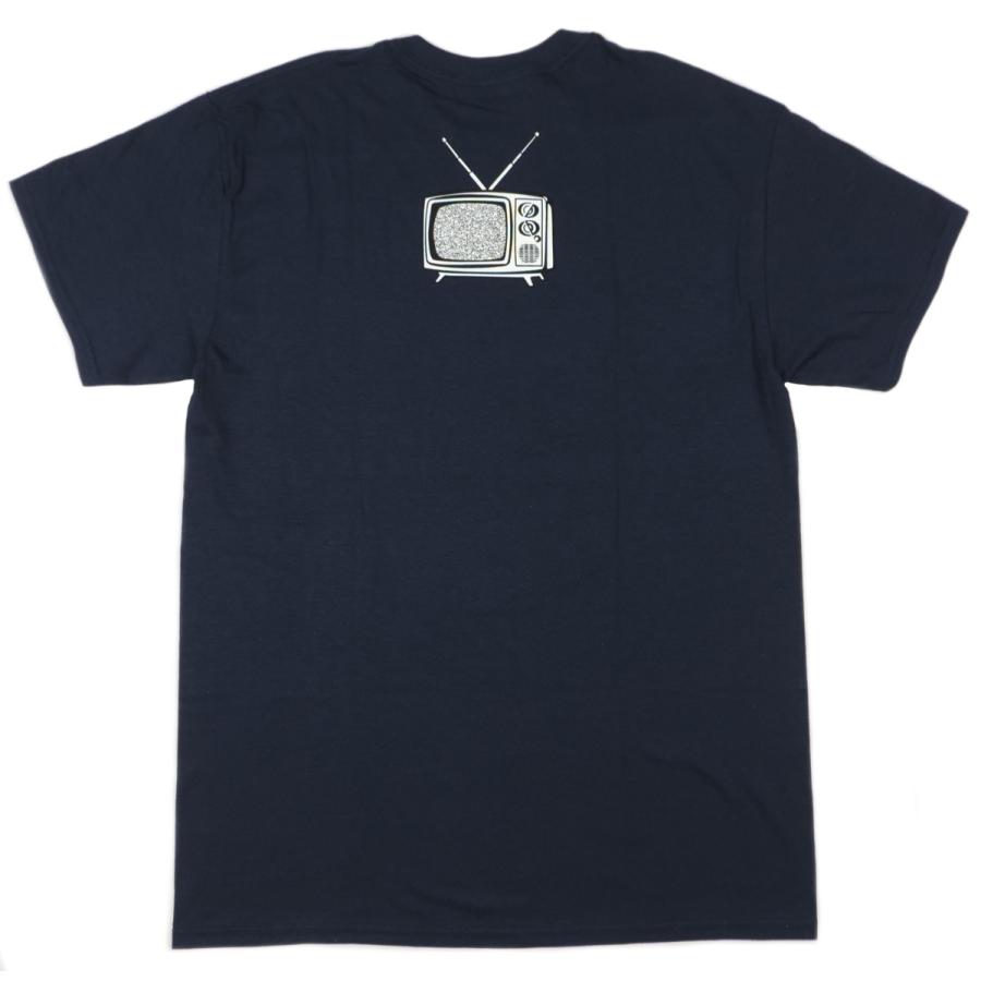 ディアー 半袖 Tシャツ ネイビー ブラインド スケート DEAR, EARLY 