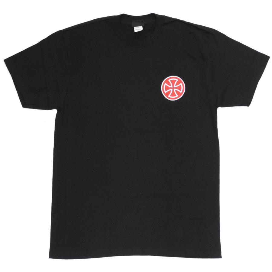 インディペンデント 半袖 Tシャツ ブラック メンズ スケート INDEPENDENT TARGET S/S TEE BLACK｜americanrushstore｜02