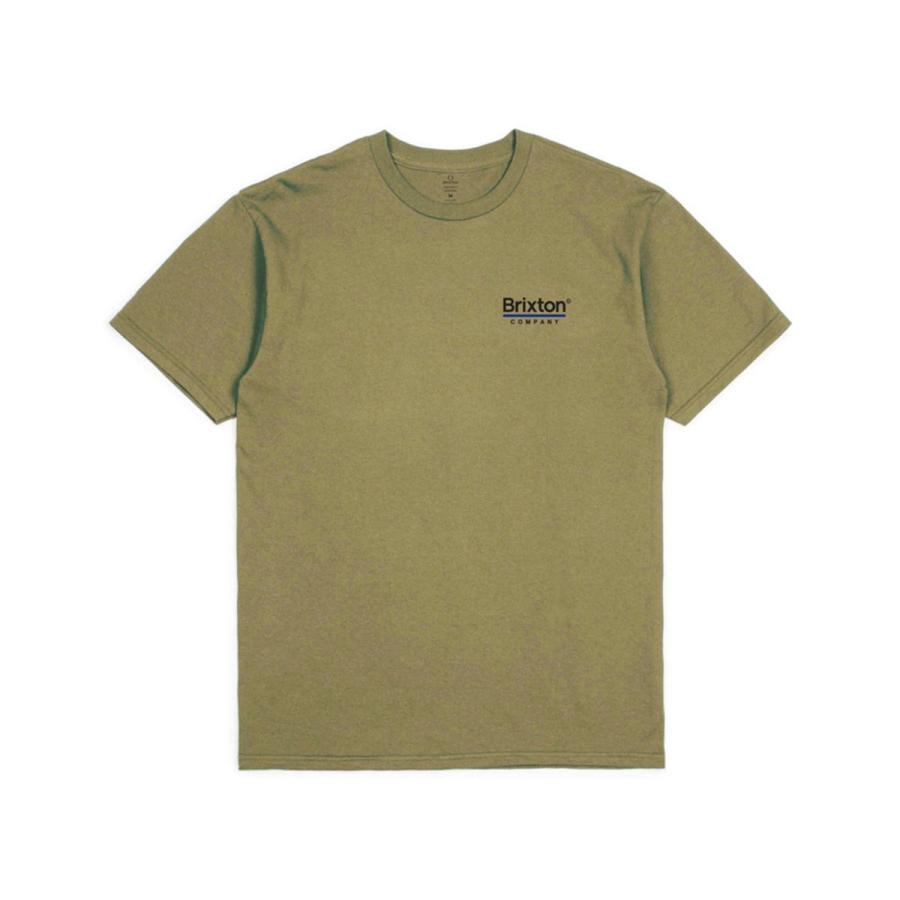 BRIXTON（ブリクストン） 半袖 Tシャツ オリーブ メンズ スケート