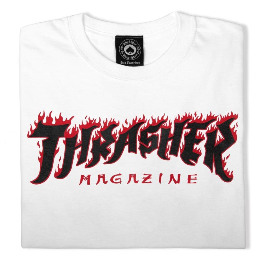 THRASHER（スラッシャー） マガジン 半袖 Tシャツ ホワイト メンズ 