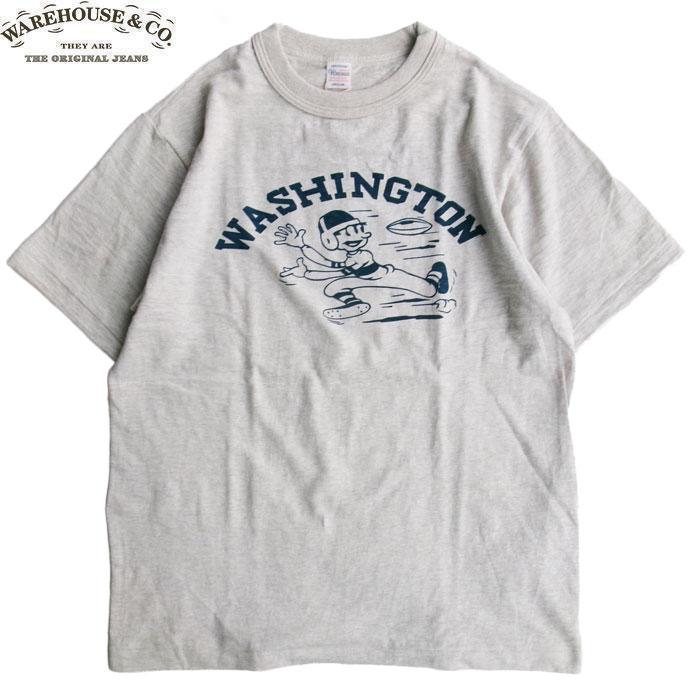WAREHOUSE（ウエアハウス） ＆CO. 4601 WASHINGTON T-SHIRTS OATMEAL
