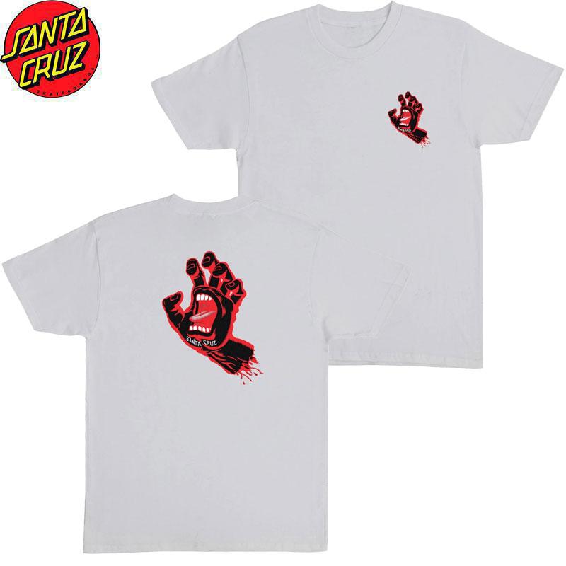 SANTA CRUZ（サンタクルーズ） SANTA CRUZ SCREAMING HAND S/S TEE ASH