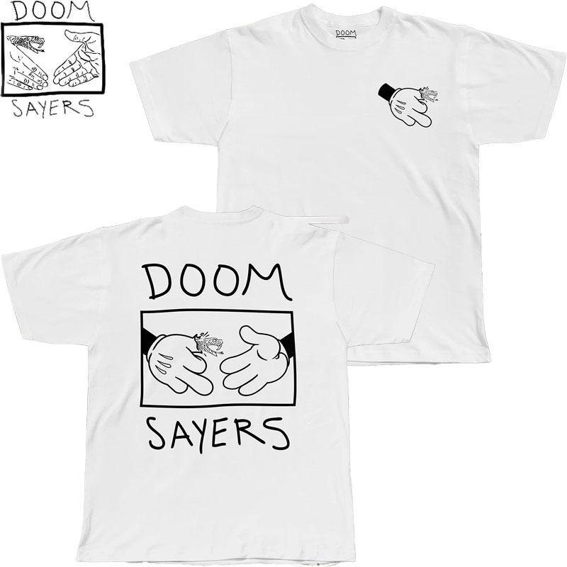 DOOM SAYERS CARTOON BIRD S/S T-SHIRTS WHITE ドゥームセイヤーズ