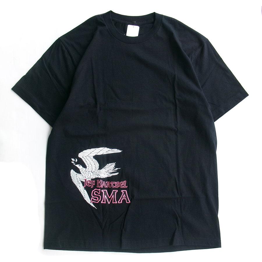 SANTA MONICA AIRLINES SMA JEF HARTSEL T-SHIRTS BLACK サンタ