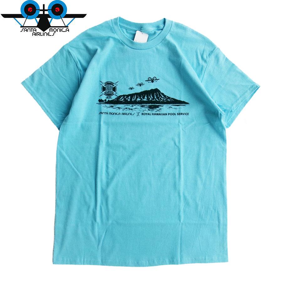 SANTA MONICA AIRLINES SMA ＆ ROYAL HAWAIIAN POOL SERVICE ISLAND T