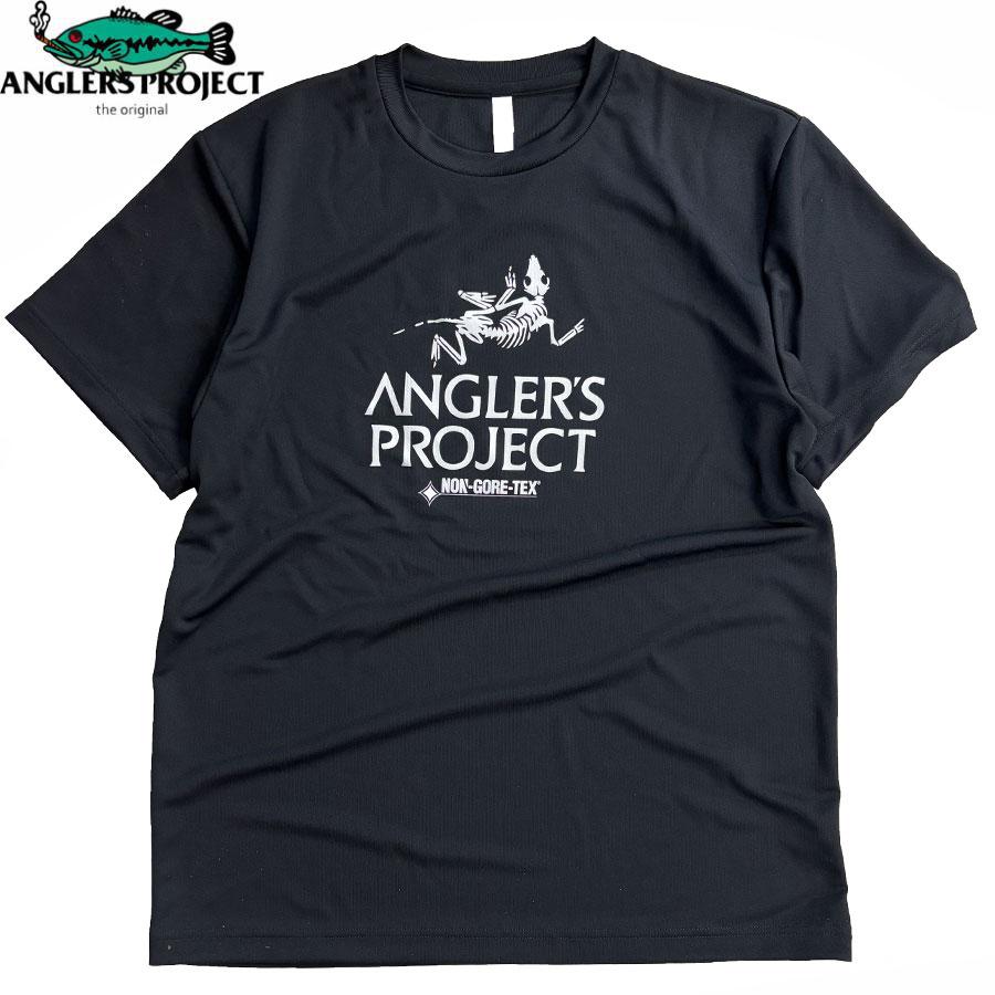 ANGLERS PROJECT NGTX DRY LIZARD S/S T-SHIRTS BLACK アングラーズ