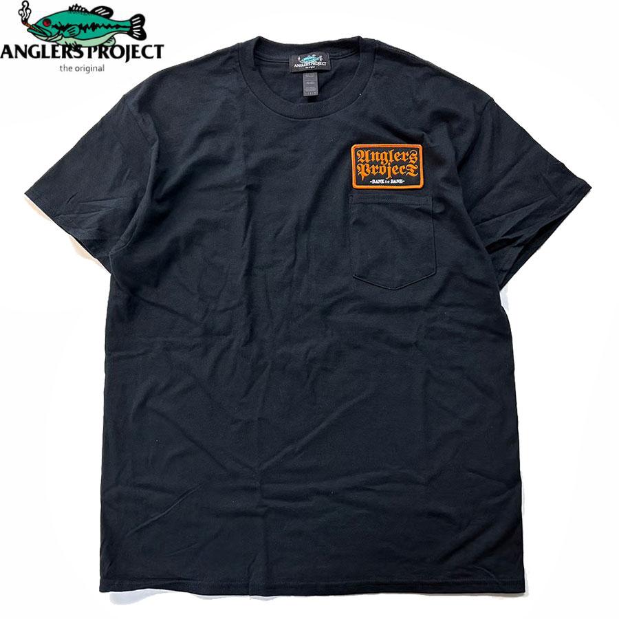 ANGLERS PROJECT BANK to S/S POCKET T-SHIRTS BLACK アングラーズ